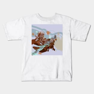 Kaedehara Kazuha (UNTEXTURED VERSION) Kids T-Shirt